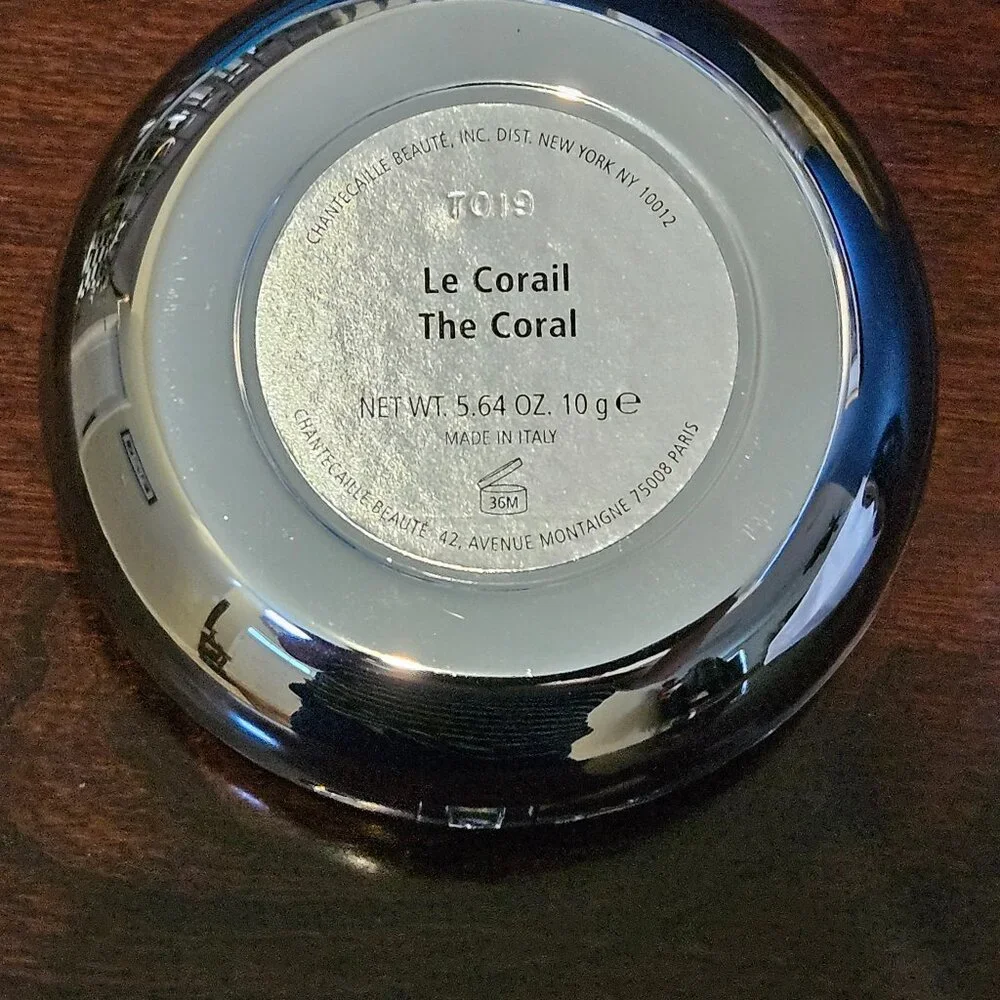 RARE LIMITED EDITION JAY STRONGWATER CHANTECAILLE CORAL CRYSTAL ENAMEL COMPACT